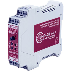 DC brush motor controller BMD-20DIN ver.2