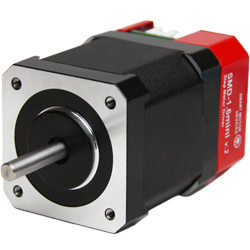 Stepper motors with integrated controllers