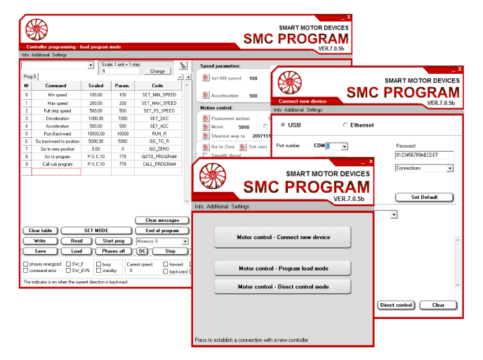 SMC-Program-LAN (for SMSD-LAN controllers)